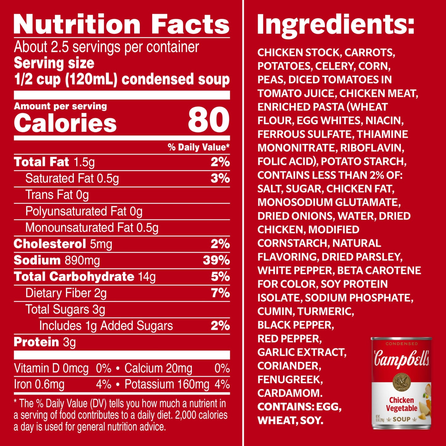 Campbell s Condensed Chicken Vegetable Soup, 10.5 Ounce (Pack of 12)