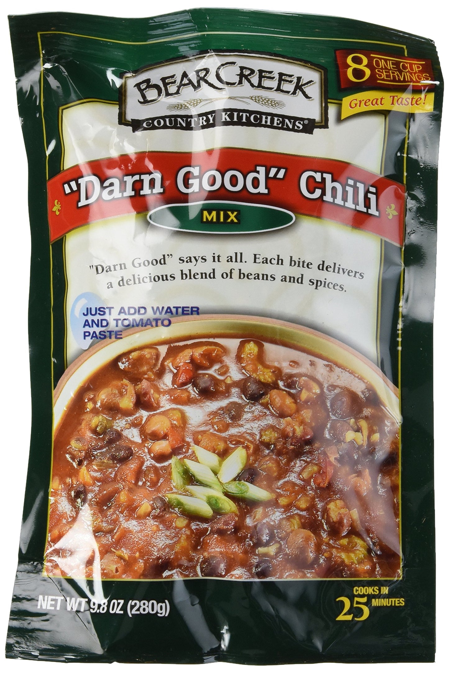 Bear Creek Country Kitchens Darn Good Chili Mix, 9.8 Ounce (Pack of 3)