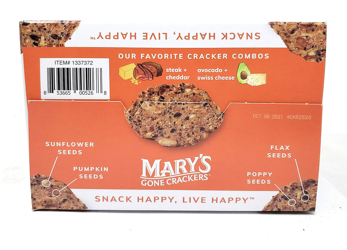 18oz Marys Gone Crackers Organic, 9 Ounce (Pack of 2)