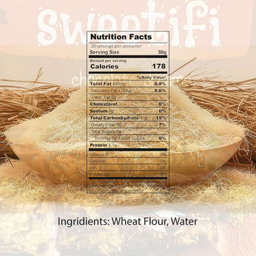 Sweetifi Bulk Kataifi Shredded Fillo Dough, Dried Chopped Kataifi For Dubai Chocolate, Authentic Kataifi Pastry For Desserts And