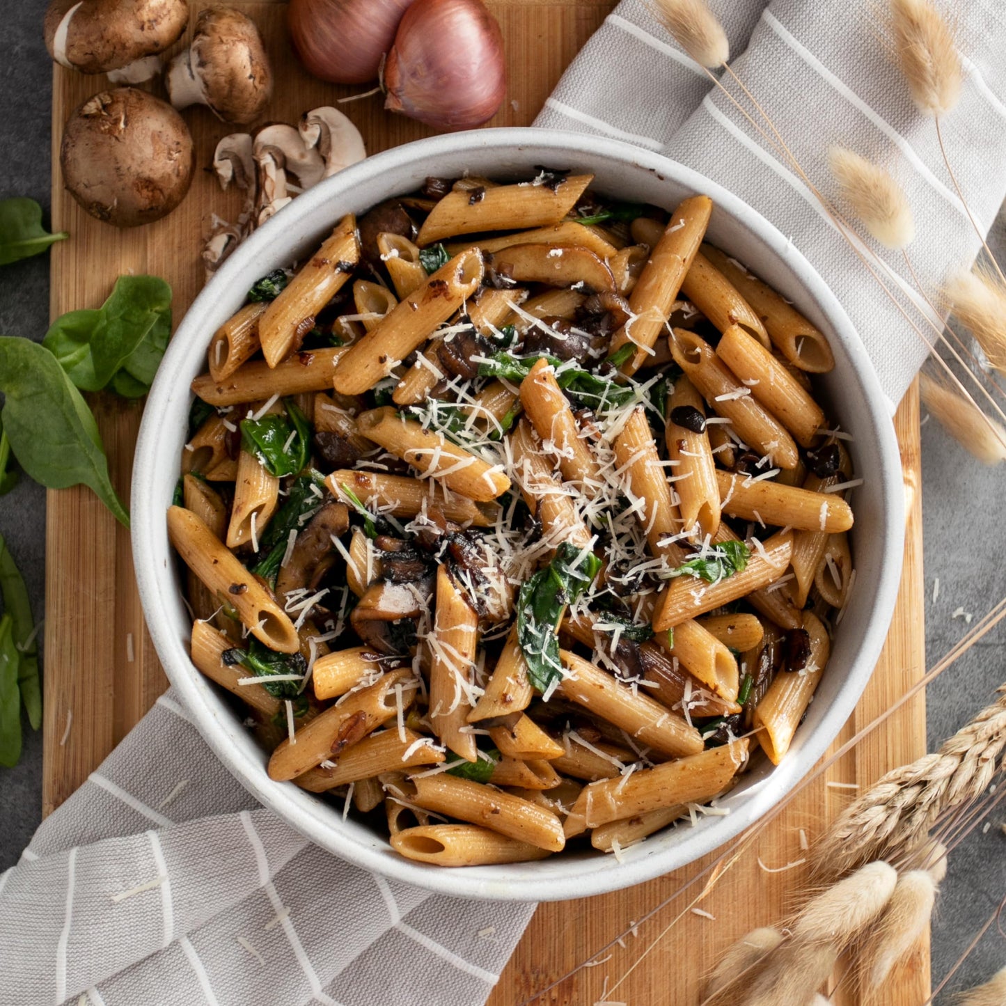 Bionaturae Penne Rigate Pasta Noodles - Whole Wheat Pasta, Kosher Certified, High Protein, Non-GMO Verified, USDA Certified, Who