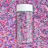 Confect Unicorn Bliss Rainbow Sprinkles - Custom Blend Jimmies - Multicolor Edible Toppings for Cake, Cupcake & Dessert Decorati