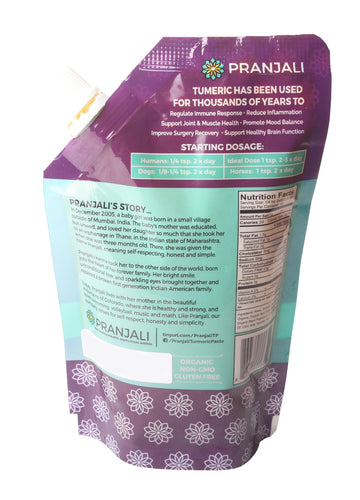 Pranjali Turmeric Paste (Golden Paste), Organic, Non-Gmo, Gluten-Free, 6.7 Ounces