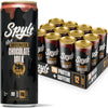 Spylt High Protein Max Chocolate Milk, 20g Protein, 140mg Caffeine, Sugar Free, Lactose Free, 132 Fl Oz, Ready to Drink, 12 Count