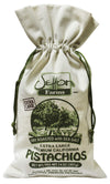 Setton Farms Premium California Pistachios Dry Roasted With Sea Salt Burlap Large Gift Bag| 14 Ounce