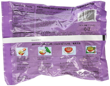 Vifon Beef Flavor Soup Instant Pho Noodle Soup, Beef Flavour, 2.1 Ounce (Pack Of 24)