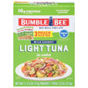 Bumble Bee Chunk Light Tuna Pouches, 2.5 oz (Pack of 3) - Wild Caught, Non-GMO, Gluten Free, Kosher, MSC Sustainable Seafood