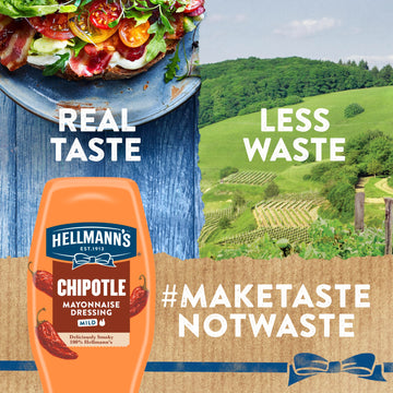 Hellmann'S Mayonnaise Dressing Mild Chipotle For Tacos, Grilled Chicken Sandwiches & More, With Real Ingredients & No Artificial