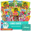 The Care Crate Co. Ultimate Candy Snack Box - 40 Count with Full Size Candies - Starburst, Skittles, Twizzlers & More!