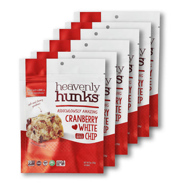 Heavenly Hunks Cranberry White Chip - 6oz Bag (6 Pack)