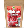 Hibiscus Tea 1LB (16Oz) 100% CERTIFIED Organic Hibiscus Flowers Herbal Tea (WHOLE PETALS) Caffeine Free in 1 lbs. Bulk Resealable Kraft BPA free Bags from U.S. Wellness