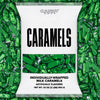 Candy Envy - Individually Wrapped Caramels - Green Wrapper - 2 Pound Bulk Green Candy