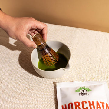 Japanese Horchata Sweet Matcha Powder - Sweetened Green Tea Powder - Barista Cafe Style Blend For Latte - 1Lb Pouch - 16Oz - 1 P