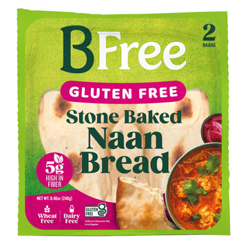 Bfree Stone Baked Original Naan Breads, 8.46 Oz - 2 Naans (Pack Of 6)