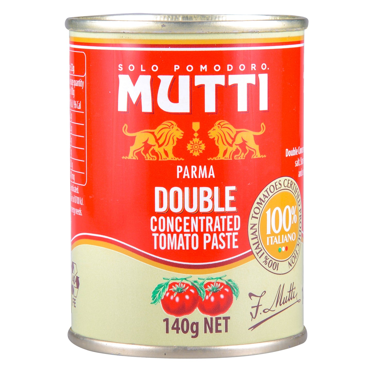Mutti Double Concentrated Tomato Paste (Doppio Concentrato), 4.94 oz. Can | 1 Pack | Italys #1 Brand of Tomatoes | Canned Tomato