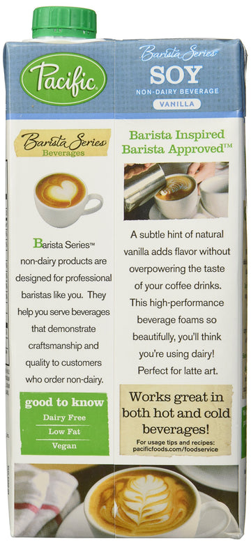 Pacific Natural Foods Soy Blenders, Vanilla, 32-Ounce Containers (Pack of 12)