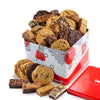 David'S Cookies 5Lb Assorted Cookies & Brownies Tin Gift Basket - Fresh-Baked Delicious Gourmet Treats For Sharing | Ideal Party