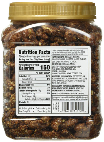 Kirkland Signature Praline Pecans, 40 Oz