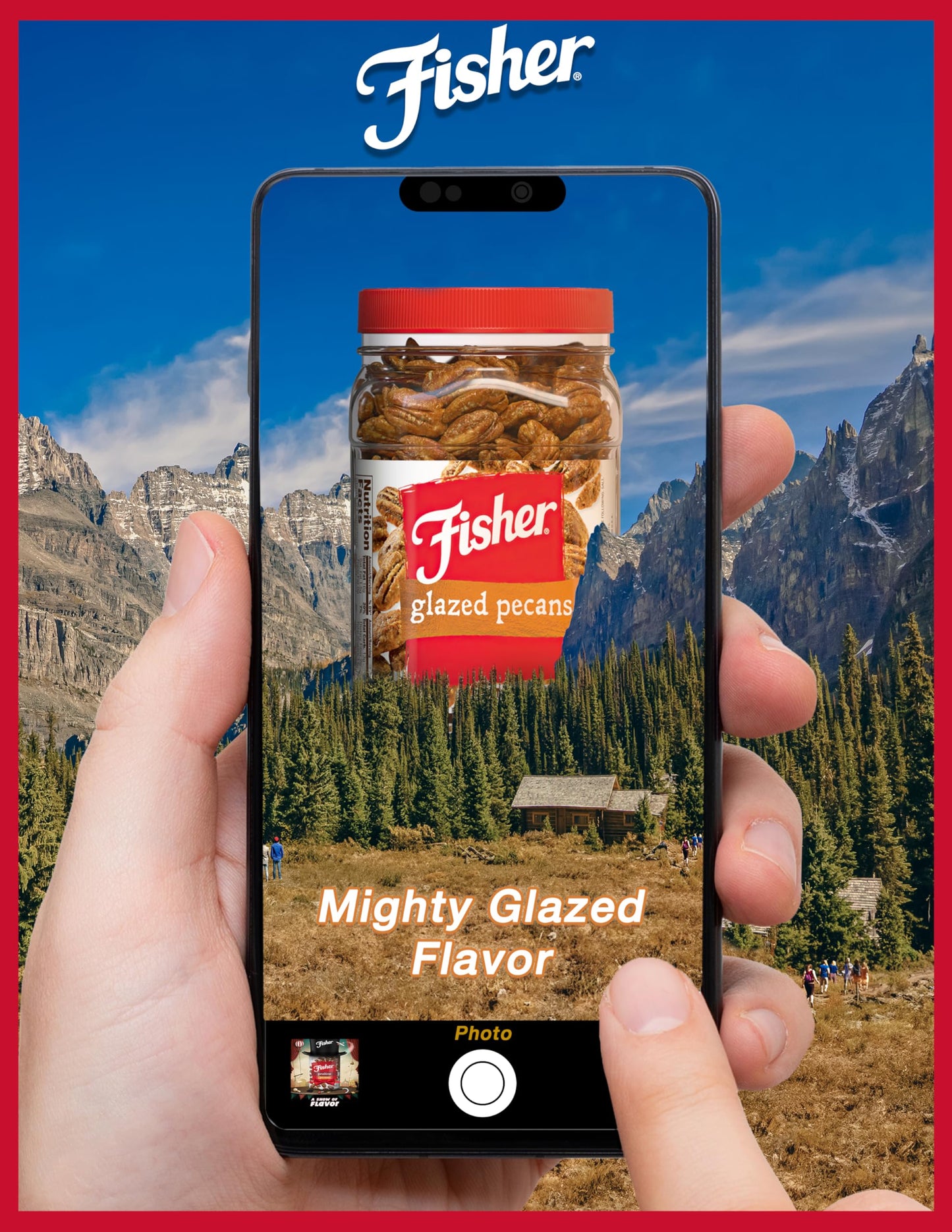 Fisher Snack Glazed Pecans, 24 Ounces, Made with Whole Mammoth Pecans, 100% Recyclable