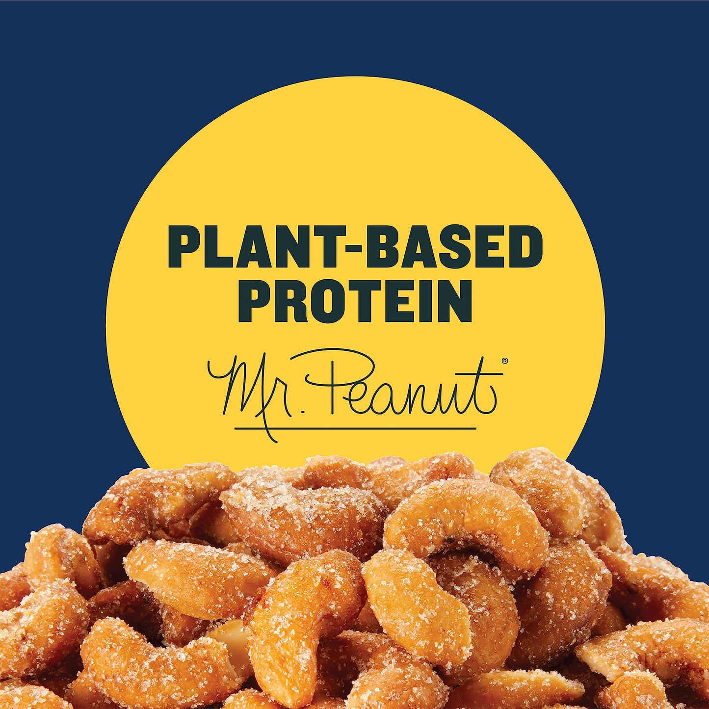 PLANTERS Deluxe Honey Roasted Whole Cashews, Plant-Based Protein, 3 Oz Bag, Pack of 12