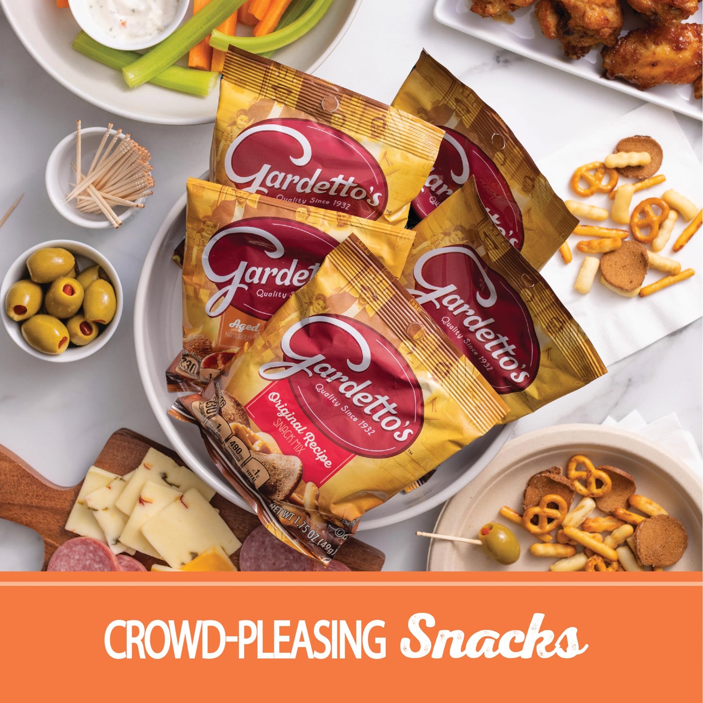 Gardetto'S Aged Cheddar Snack Mix Family Size, 14.5 Oz