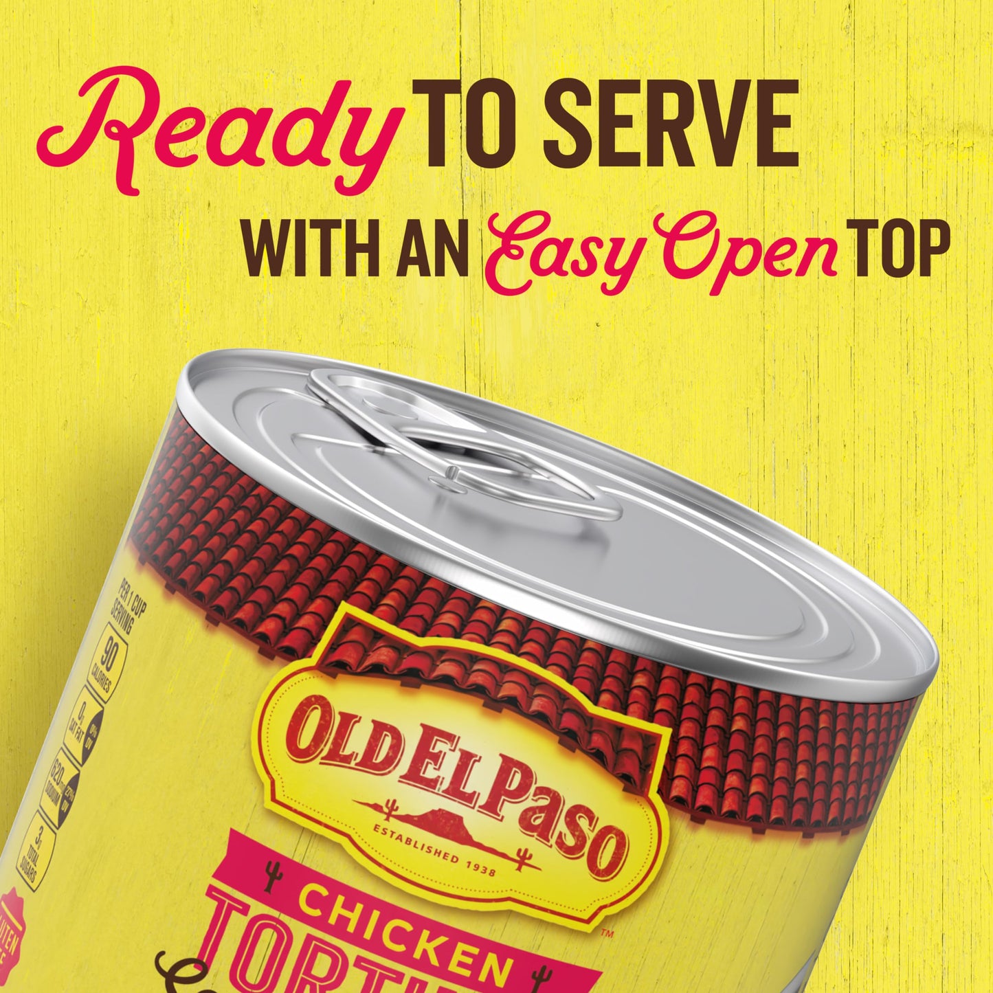 Old El Paso Chicken Tortilla Soup, Ready To Serve Canned Soup, 18.5 Oz