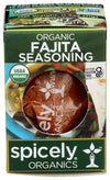 Spicely Organic Seasoning Fajita 0.40 Ounce Ecobox Certified Gluten Free