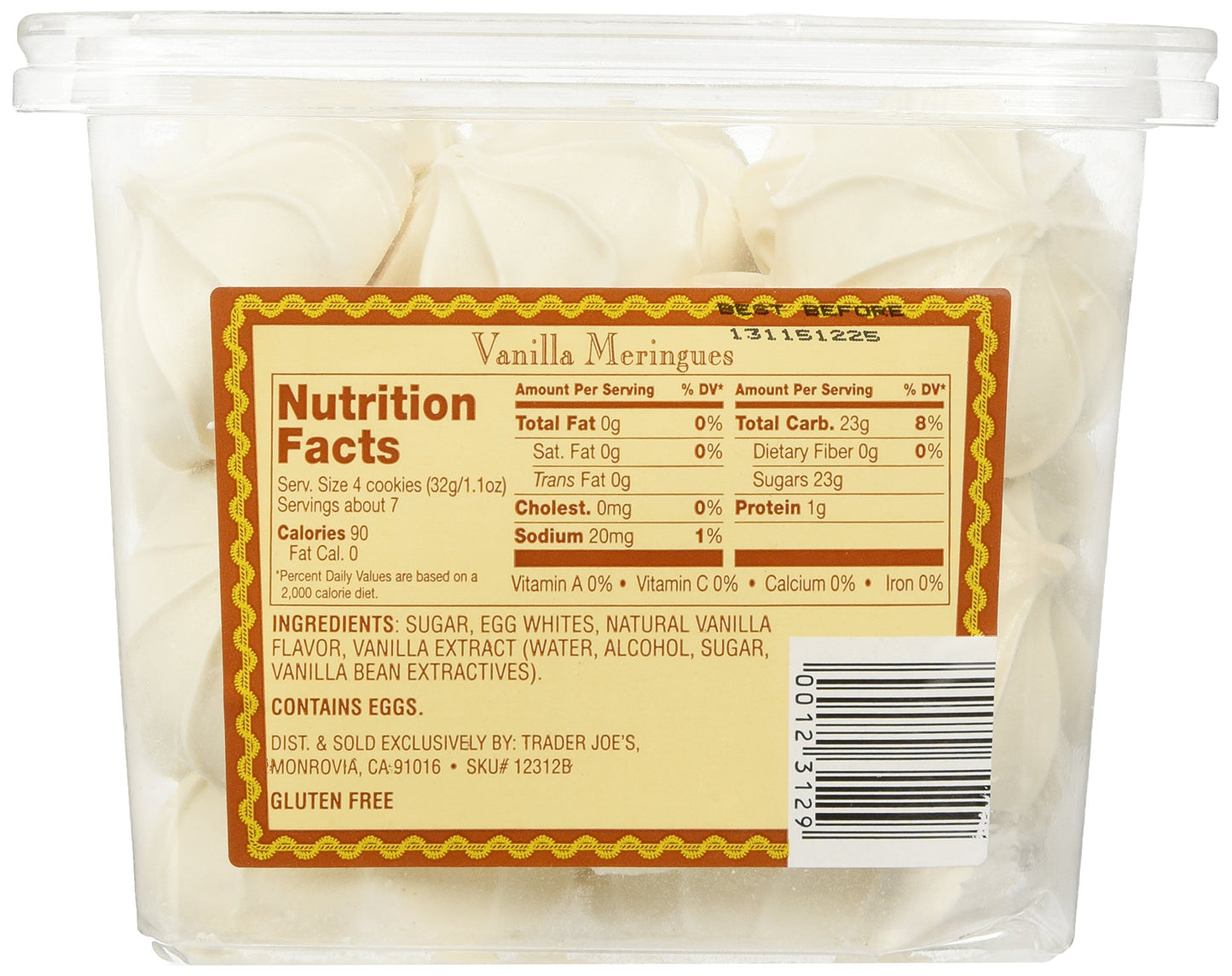 Trader Joe's Vanilla Meringues Cookies