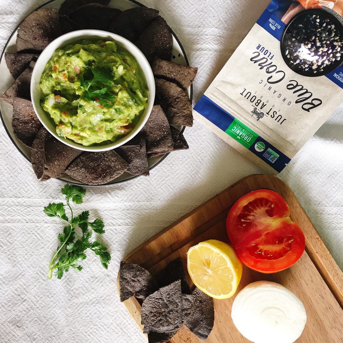 Usda Organic Blue Corn Flour 1Lb, Flour For Tortillas, Sopes, And Mexican Dishes, Gluten-Free, Kosher And Vegan, Masa Flour For