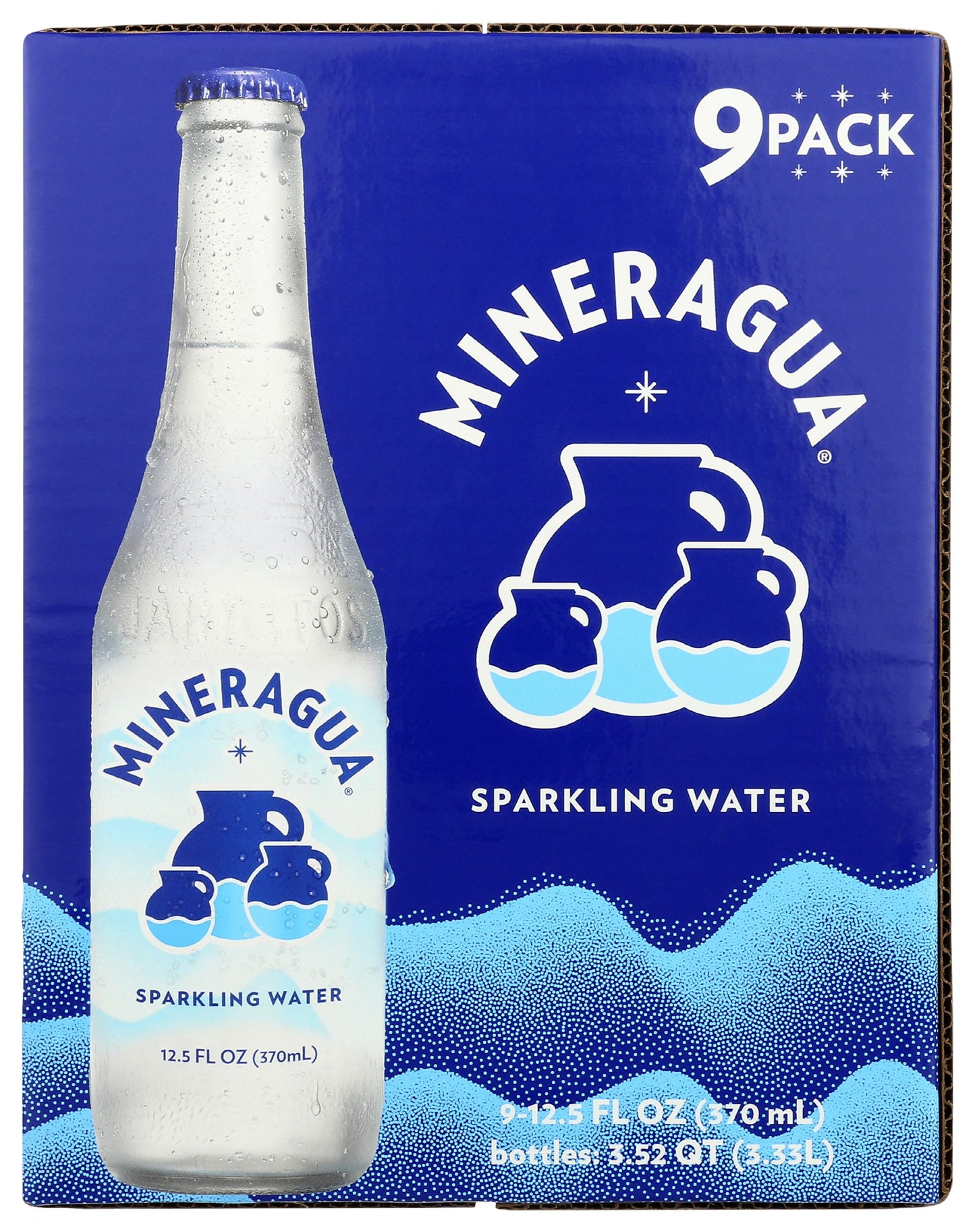 Mineragua Sparkling Water - Pack of 9, 112.5 oz, Model KHCH00385327