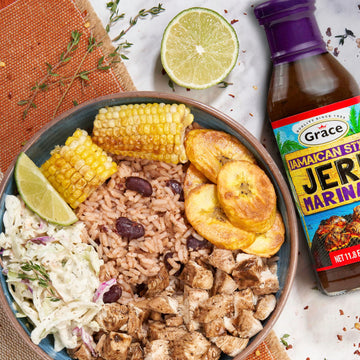 Grace Jamaican Jerk Marinade Sauce 11.8Oz - 2 Pack Jamaican Jerk Seasoning Marinade For Jerk Chicken Marinade Oxtail Seasoning Fish & Vegetables - Jerk Seasoning Jamaican Style - Caribbean Jerk Sauce