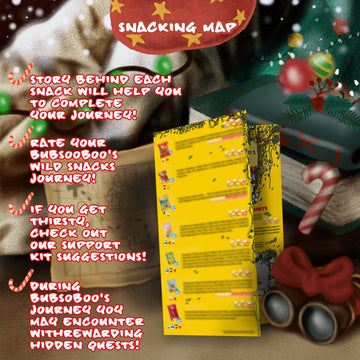 Bubsooboos Wild Snacks Maxi International Snack Box | 21 Full-Size Exotic Snacks | Unique Gift | Maxi Yellow