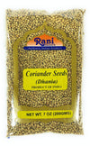 Rani Coriander (Dhania) Seeds Whole, Indian Spice 7Oz (200G) ~ All Natural | Gluten Friendly | Non-Gmo | Vegan | Indian Origin