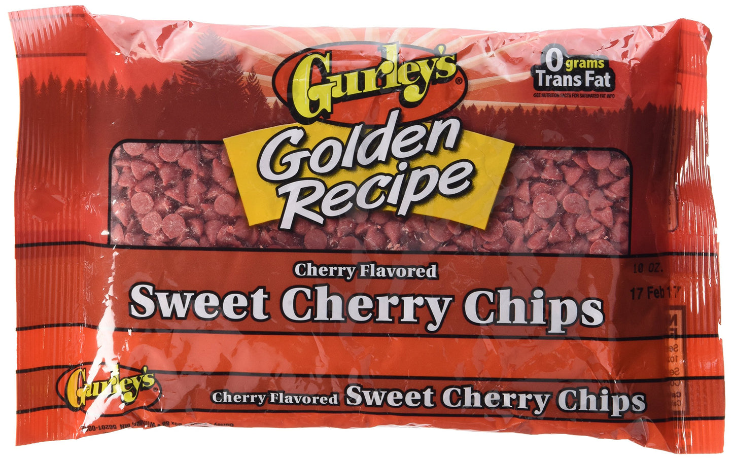 Gurley'S Sweet Cherry Chips 10 Oz. 2 Bags