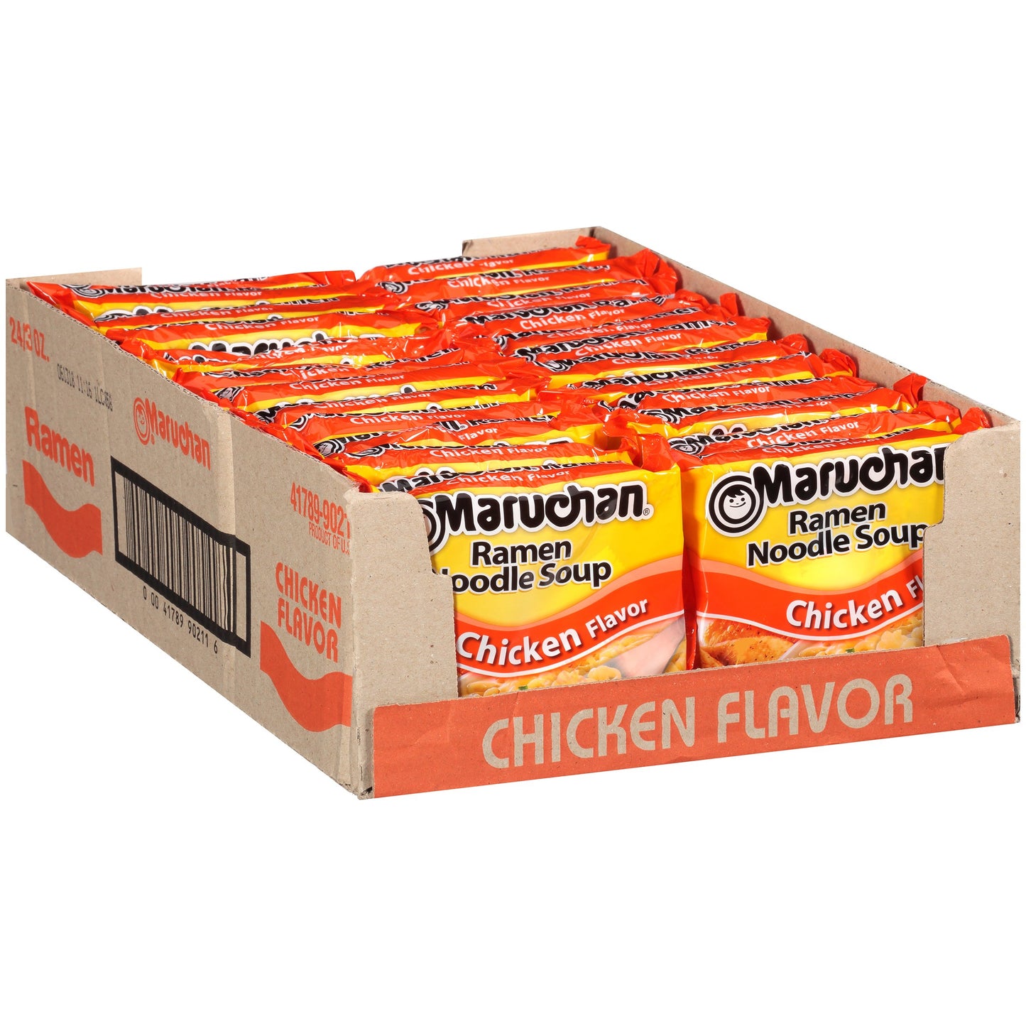 Maruchan Ramen Chicken, Instant Ramen Noodles, Ready To Eat Meals, 3 Oz, 24 Count