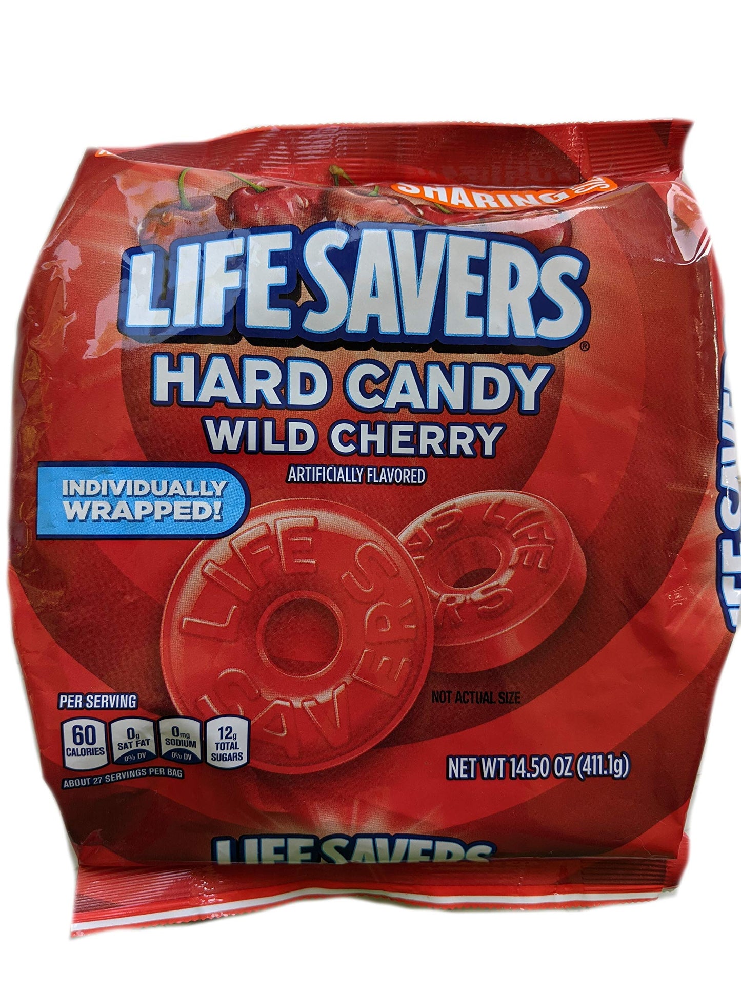 Lifesavers cherry 14.5 Ounce Bag Individually Wrapped candy