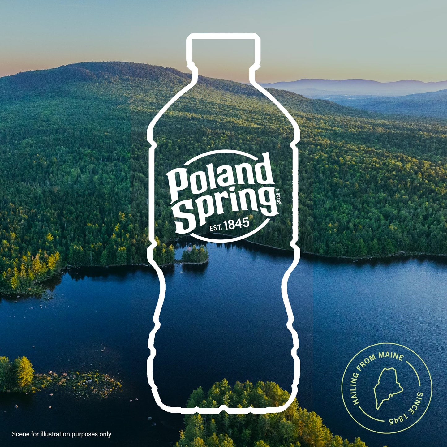 Poland Spring Brand 100% Natural Spring Water, 12 fl oz. Plastic Bottles (12 count)