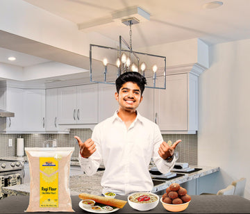 Rani Ragi (Finger Millet) Flour 64oz (4lbs) 1.81kg Bulk ~ All Natural | Vegan | Gluten Friendly | NON-GMO | Kosher | Indian Orig