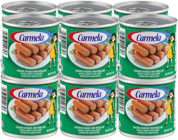 Salchichas Carmela De Pollo, Chicken Vienna Sausage 12 Count