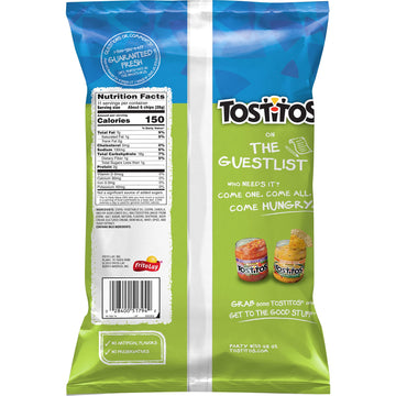 Tostitos Tortilla Chips Hint Of Lime Bag, 11 Oz