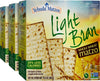 Yehuda Light Whole Wheat Bran Matzo 10.5oz (3 Pack) 4 Grams of Fiber Per Serving | Non GMO | Certified Kosher (Including Passove