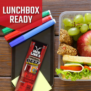 Jack Link'S Original Beef & Cheese Combo Pack, Original Beef Stick And Cheese Stick Made With Real Wisconsin Cheese - 7G Protein