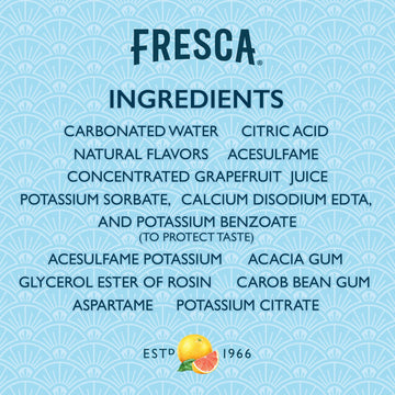 Fresca Original Citrus Soda, 12 Ounce (24 Cans)
