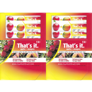 That'S It Fruit Bars, Apple And Mango, Pack Of 24 (2 Cases)