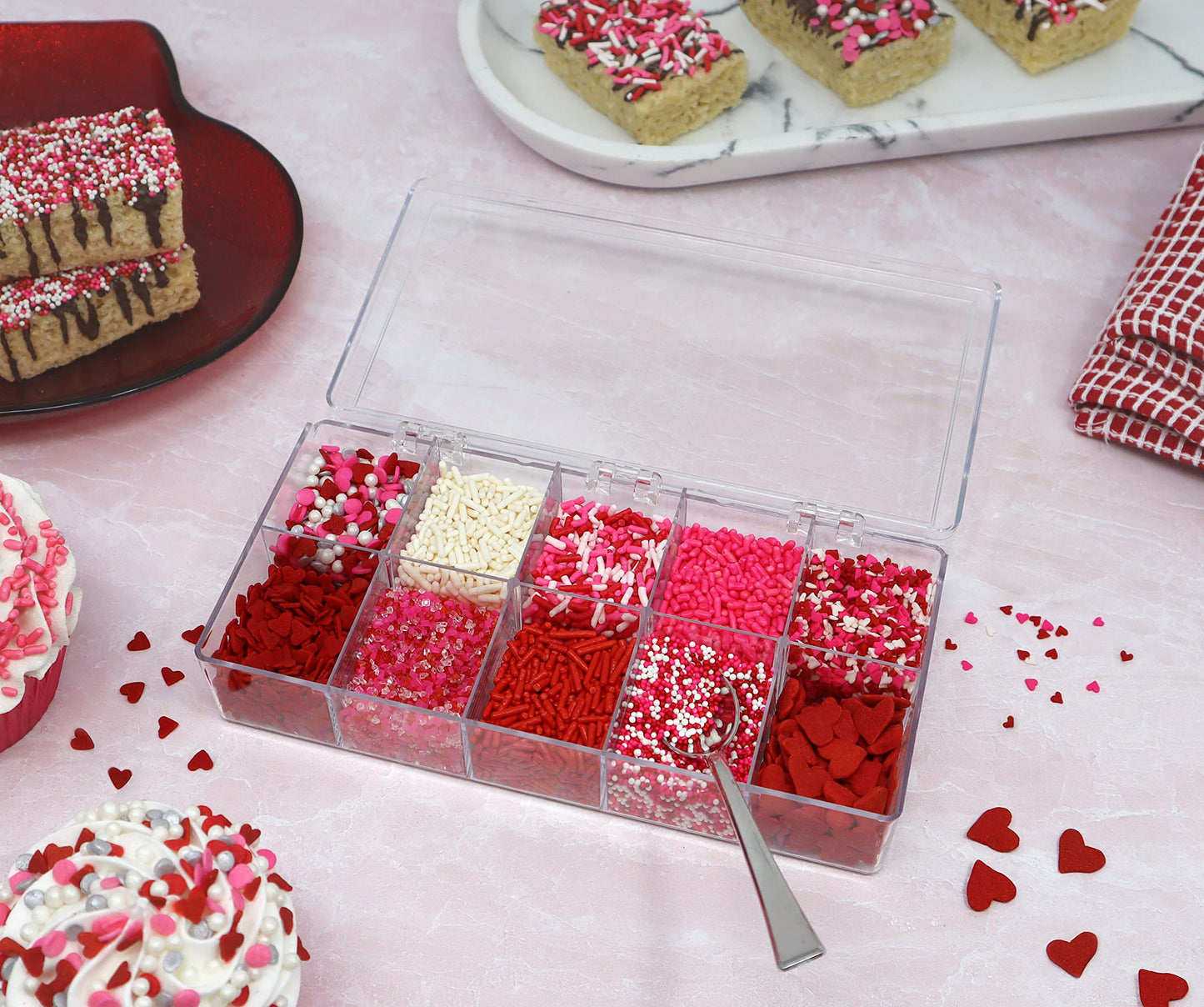 Mystic Sprinkles Valentines Day Sprinkle Mixes (Lots Of Love Sprinkle Decorating Kit 5.7oz)