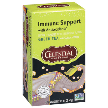Celestial Seasonings Immune Support Green Tea 20 Tea Bags