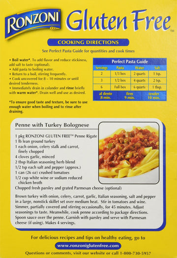 Ronzoni Gluten Free Penne 12Oz