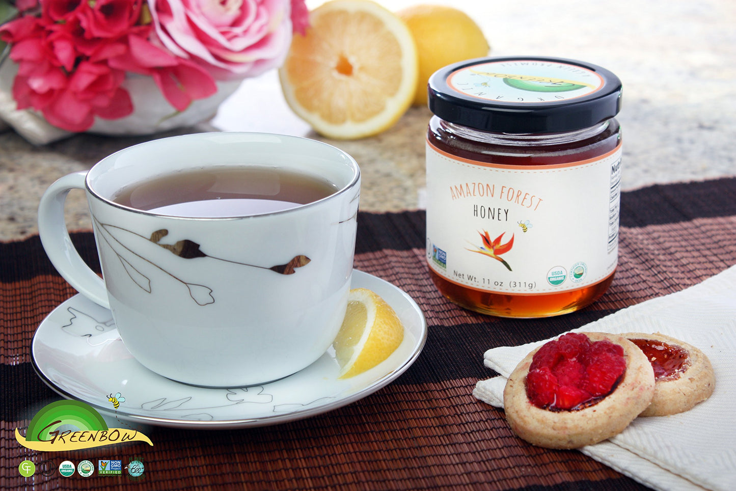 Greenbow Organic large online retailer Forest Honey, 11oz, Pack of 1