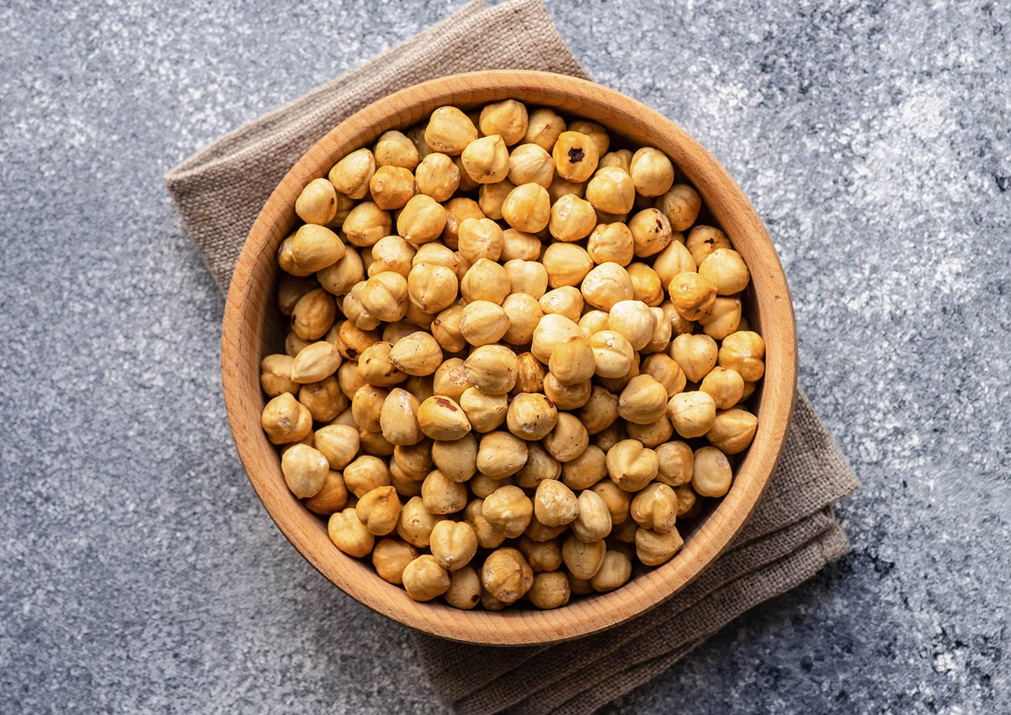 Dry Roasted Blanched Hazelnuts, 8 Pounds - Unsalted, Oven Roasted Whole Filberts, No Oil Added, No Skin, Vegan, Kosher, Bulk. Hi