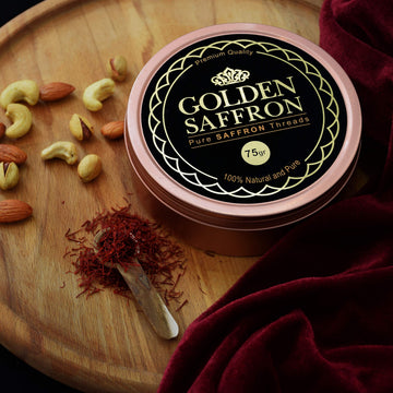 Golden Saffron, Finest Pure Premium All Red Saffron Threads, Grade A+ Super Negin, Non-GMO Verified. For Tea, Paella, Rice, Dess